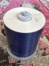 Sony DVD-R 100 Pack 4.7 GB 120 Min Blank Media Disc 1x-16x New