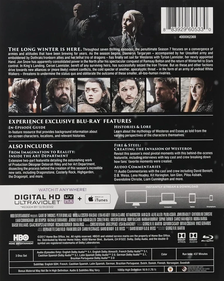 Game of thrones - Seizoen 7 (DVD) (UK IMPORT) - Image 3 of 4