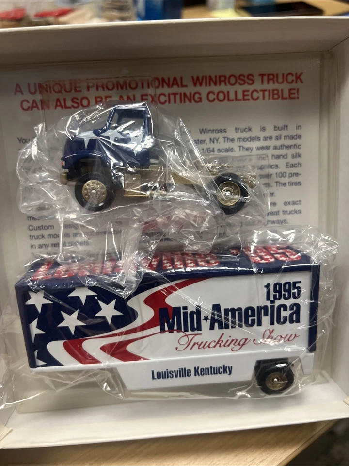 Tractor y remolque Winross 1/64 1995 Mid American Truck Show * Foto 3 de 4