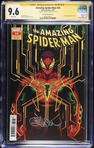Amazing Spider-man (2023) #35 (CGC 9.6 SS) Signed Patrick Gleason Marvel Comics