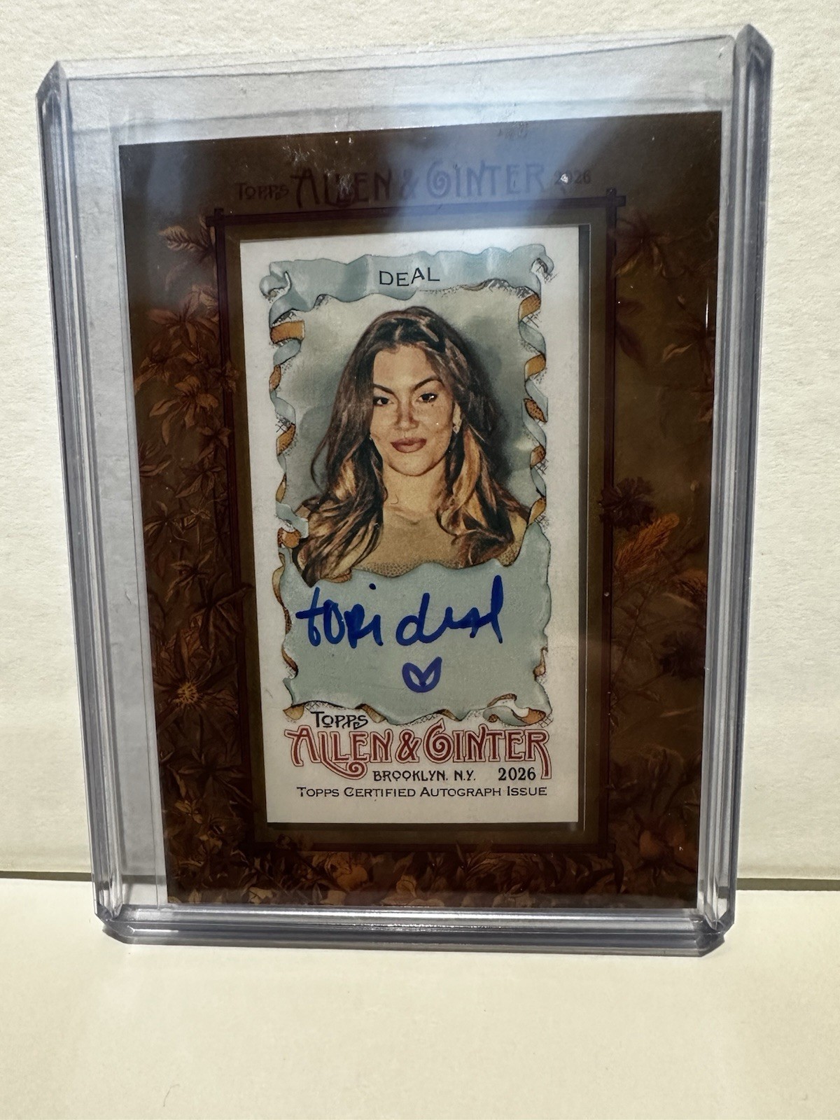 2026 Allen & Ginter Tori Deal Framed Mini Auto MA-TDE