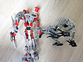 LEGO Bionicle Maxilos & Spinax 8924 Mahri Nui Titan Warriors Box Instructions