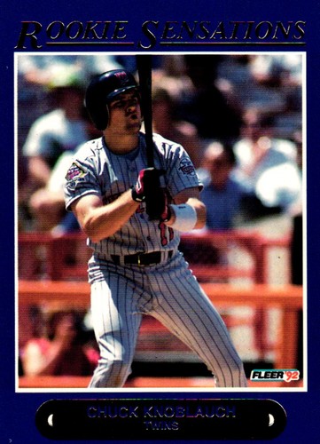 Chuck Knoblauch #10 1992 Fleer Rookie Sensations card