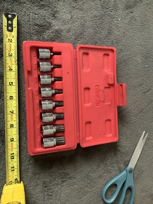 Mac Tools 3/8  Drive Triple Square Socket Set, Metric .see Pics .
