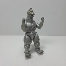 1994 Toho Trendmasters Mechagodzilla Action Figure Silver Color 4.5"