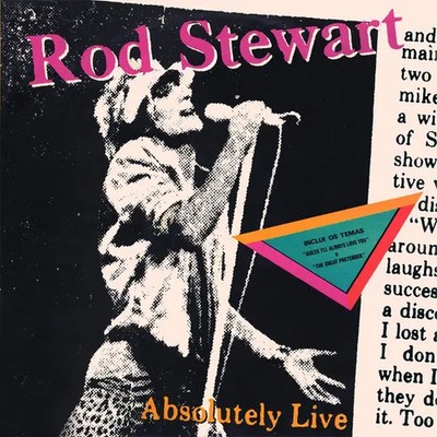 Rod Stewart Absolutely Live GATEFOLD NEAR MINT Warner 2xVinyl LP