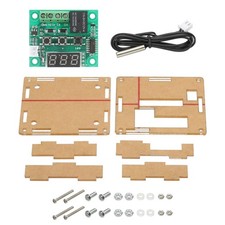 6 Pack XH-W1209 10A DC 12V Digital LED Temperature Controller Clear Case Blue