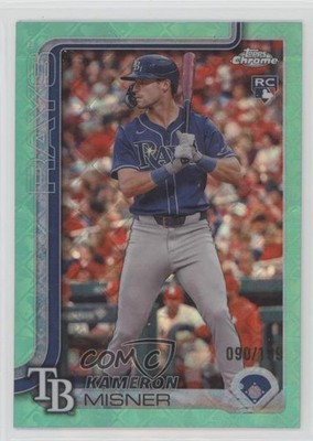 2025 Chrome Logofractor Edition Aqua Refractor /199 Kameron Misner Rookie RC qf6