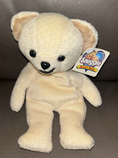 Snuggle Bean Bear Plush 1999 Bean Bag Lever Brothers 8" W/ Tag