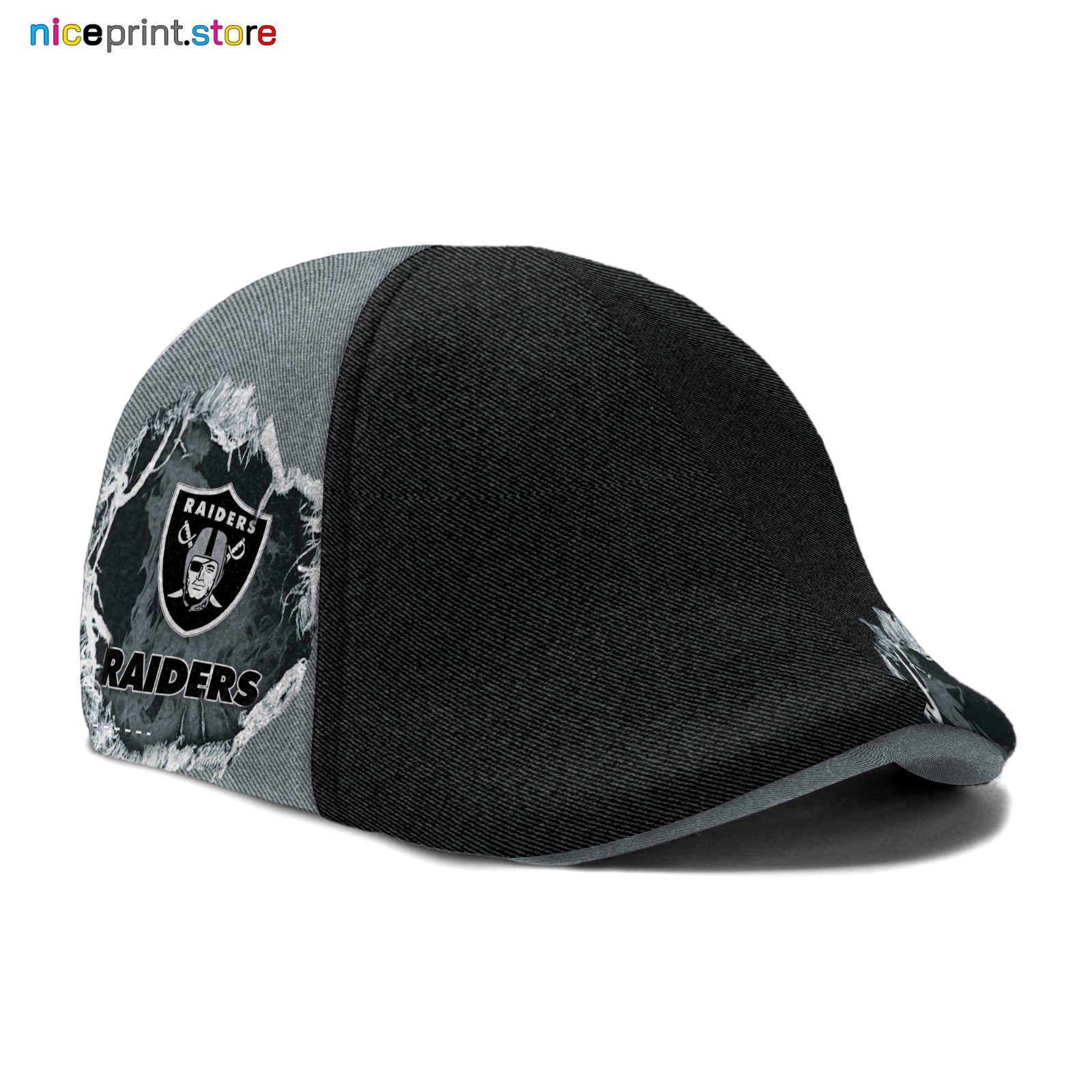 Las Vegas Football Team Raiders Ivy Cap Flat Cap Driving Cap Golf Cap 02