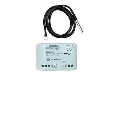 Zigbee Temperature Sensor Switch Waterproof Probe 10A Dry Contact Relay