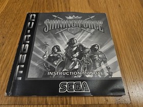 SEGA MEGA CD SHINING FORCE CD PAL EURO USED GOOD CONDITION CIB ISSUES WITH DISC