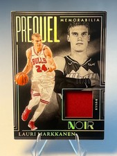 Lauri Markkanen 2024-25 Panini Noir Prequel Memorabilia /99 #PM-MAR