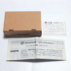 Sega Dreamcast Visual Memory Strawberry w/Box Rare Tested CIB Not for Sale Japan