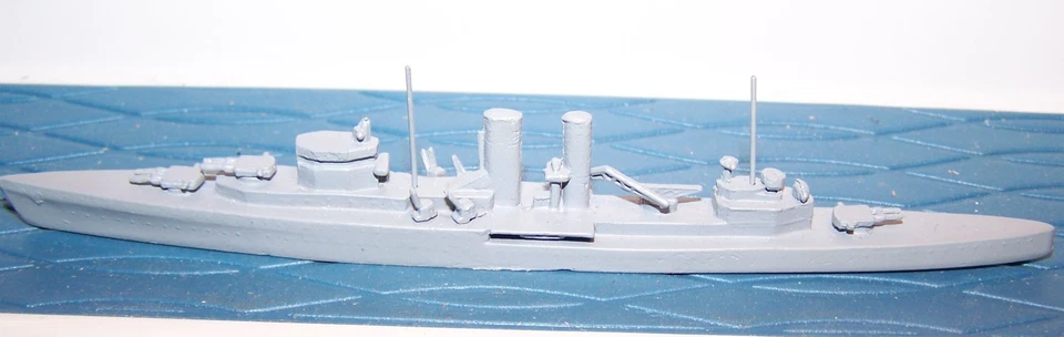 COMET AUTHENTICAST WWII BRITISH EXETER CLASS HEAVY CRUISER CA 1:1200 ORG BOX - Image 3 of 4