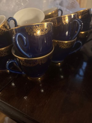 Selling Lomonosov LFZ cobalt blue tea set 36 pcs
