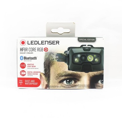 Ledlenser HF8R Headlamp RGB 1600 Lumens IP68 194g Rechargeable Blk (6634)