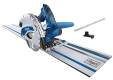 Scheppach PL55 Plunge Saw 1x 1.4m Track 2x 0.7m 48z blade + accy kit 1200W