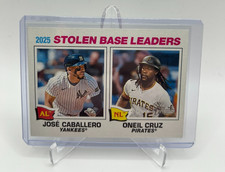 2026 Topps Heritage - League Leaders Oneil Cruz, Jose Caballero #4