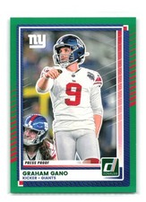 Graham Gano - 2025 Donruss #230 Press Proofs Green - New York Giants
