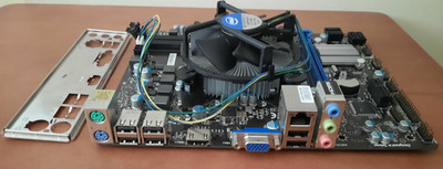 Combo MSI H61M-E33/W8 LGA 1155 Motherboard + Intel I3-2340 3.4GHZ CPU /w fan