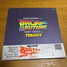 Back to the Future Trilogy LaserDisc Box Set PILF-1583 Japan OBI Insert Good