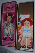 Betsy Paper Rag Doll paper doll set, Whitman, vintage