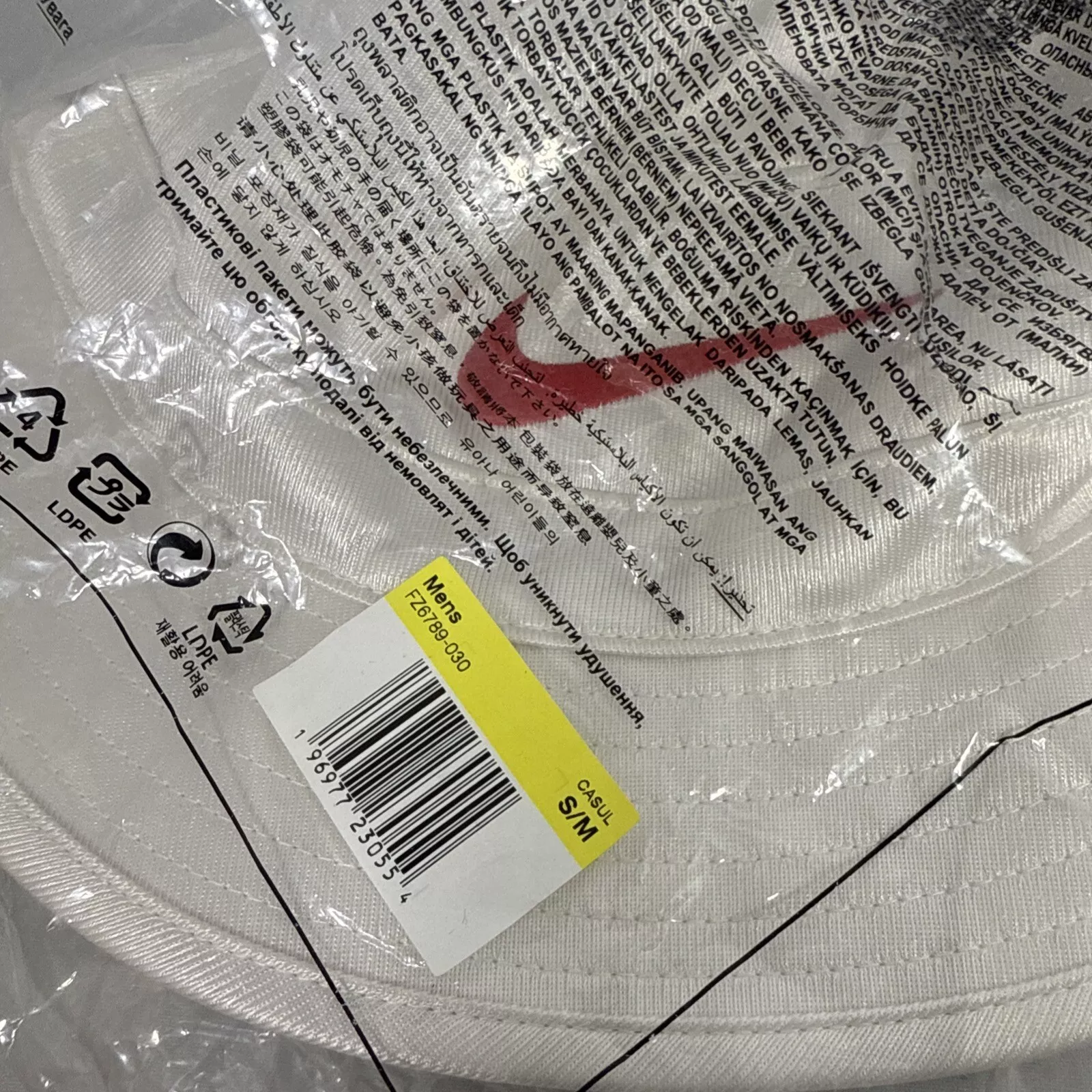 Supreme Nike Dazzel Crusher Blanc Taille S/Moyen Livraison Gratuite
