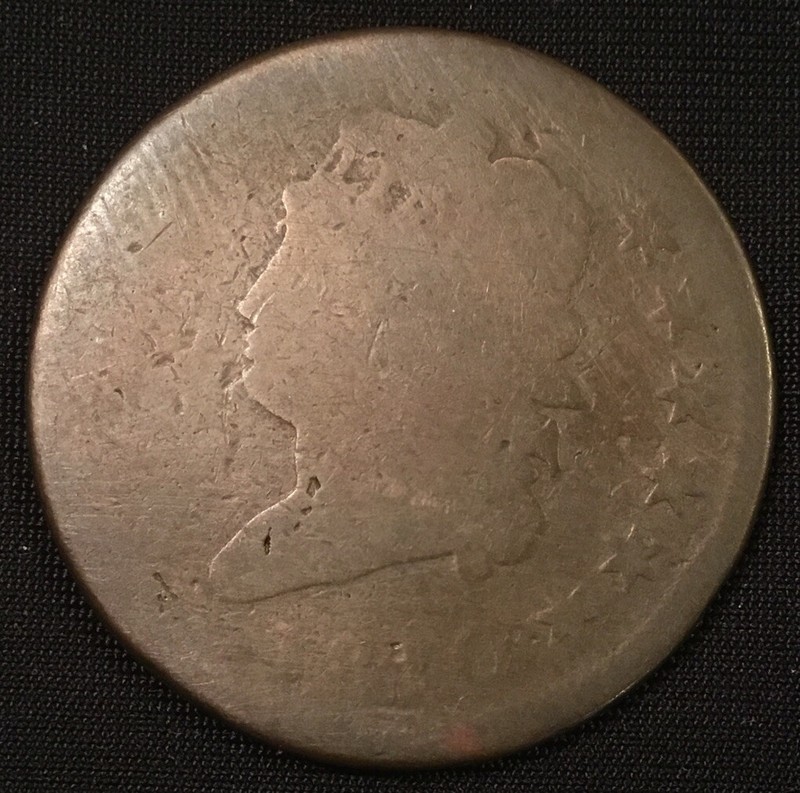 1810 Classic Head Large Cent 1C - Scratched / Cleaned