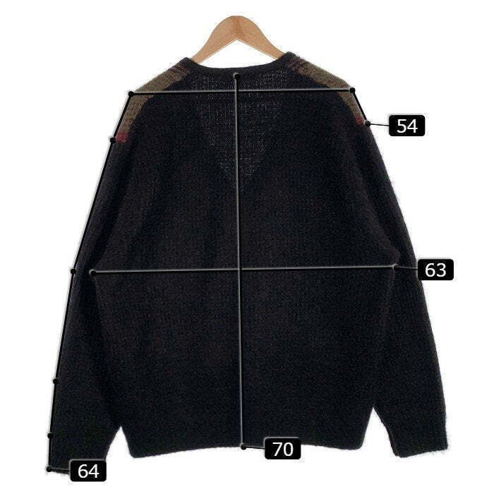 Supreme 22SS Brushed Grid Cardigan Mohair Black Multi Size Supreme 22SS Brushed Grid Cardigan Mohair Black Multi Size