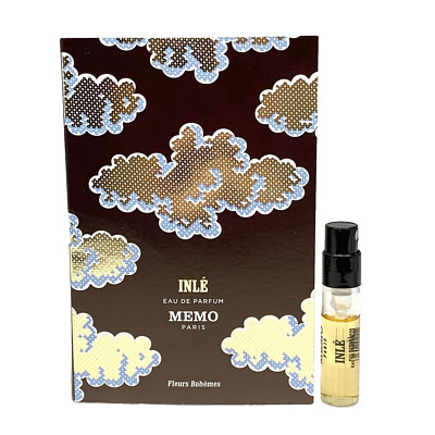 Memo Paris Inle Eau De Parfum Spray Vial Sample New & Carded 1.5 ml / 0.05 fl oz