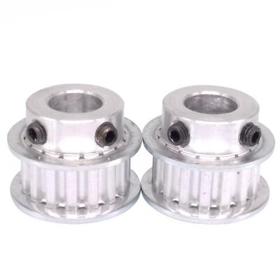 2x XL 16T Timing Belt Pulley Synchronous Wheel 12mm Bore For 10mm Width Belt