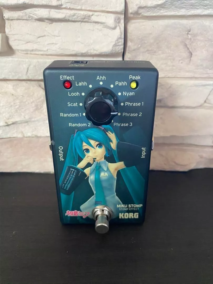 KORG Miku Stomp Vocaloid Guitar Effects Pedal NEW From Japan F/S