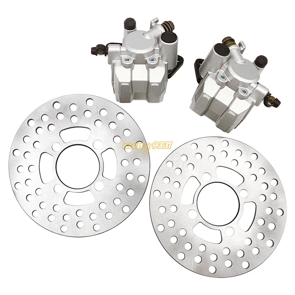 Pinzas de freno delanteras y rotores de freno para Yamaha Bear Tracker 250 YFM250X 2001-2004 Foto 3 de 4