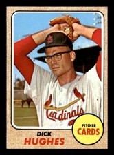 1968 Topps Baseball #253 Dick Hughes NM/MT