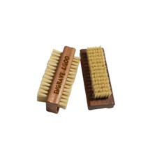 Personalized-Vintage color nail brush sandalwood handle sisal brush vegan gift