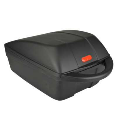 FISCHER Gepäckträger-Box Fahrrad Box Koffer Case, 11L Fassungsvermögen, schwarz