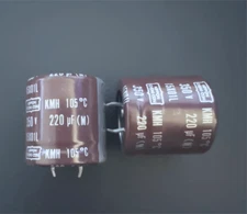 2X EKMH351VSN221MR30T Chemi-Con 220uF 350V 30x30 Electrolytic Snap In Capacitor