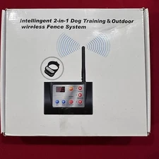 Electric Dog Collar Wireless Containment System Rechargeable Shock Collar