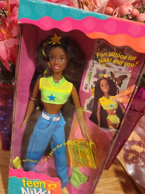 NEW! 1996 TEEN NIKKI BARBIE DOLL! ALL GROWN UP FRIEND OF SKIPPER