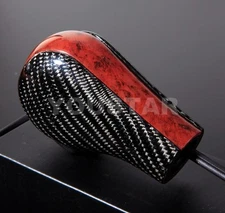 UNICUS 3D Genuine Carbon Burl Wood Effect AT Shifter for BMW 1 3 6 X Z4 Series