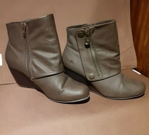 blowfish wedge booties