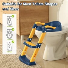 Toilet Potty Training Seat with Step Stool Ladder Anti-Slip Safe for Boys Girls