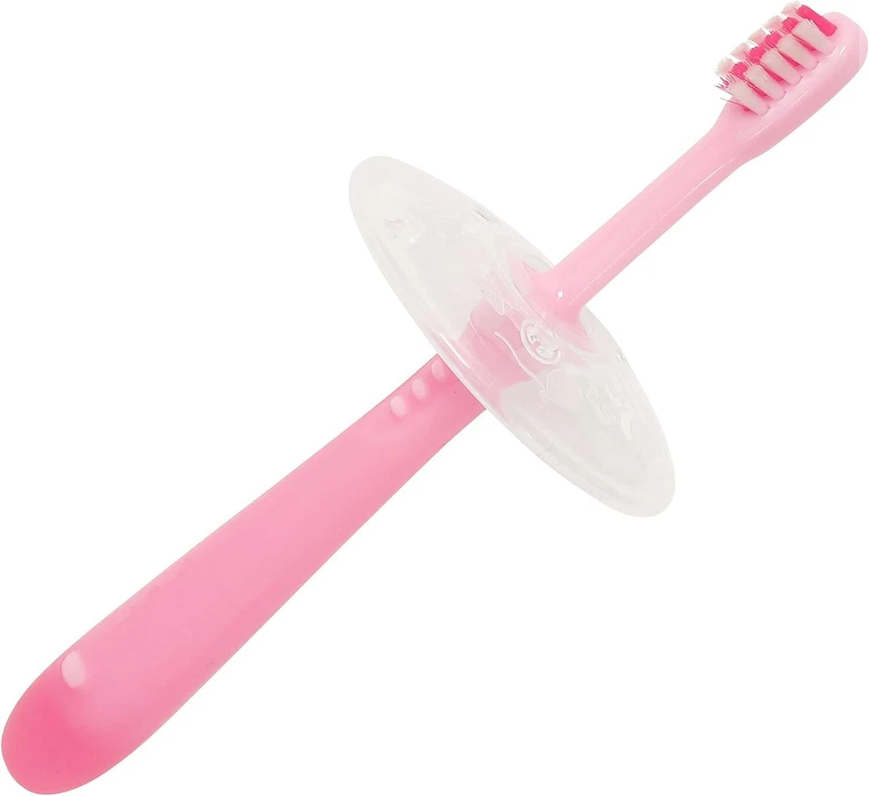 Cepillo de Dientes Bebé Paloma Rosa Lección Etapa 4 2 Piezas Incluidas 1 Año 6 Meses Foto 3 de 4