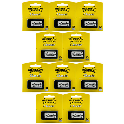 Wilkinson Sword CLASSIC Rasierklingen 10 x 10 Stück Ersatzklingen Rasierer