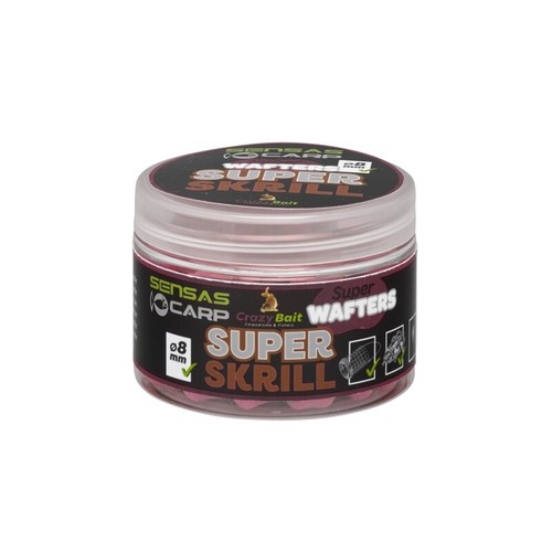 Sensas Super Wafters 8mm INNESCHI PER CARPA PESCA FEEDER BARATTOLO 80GR - Foto 4 di 6