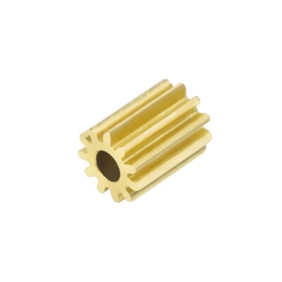 NexxSpeed CNC Brass Pinion 11T 0.3M 1.5mm Bore 5mm Height - AXIAL SCX24
