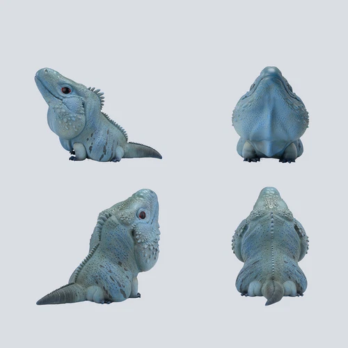 Lagarto Caja Ciega Animal Planet 16 Iguana Iguana Cyclura Lewisi Juguetes Figura de Resina - Imagen 15 de 26