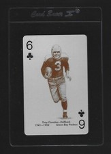 1963 Stancraft Football Tony Canadeo #6C EX-MT 