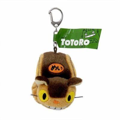 Studio Ghibli My Neighbor Totoro fluffy Keychain Cat Bus length